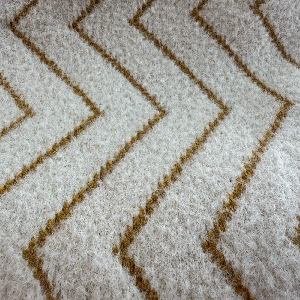 FRNCH Paris Cream and Tan Chevron Sweater - Picture 5 of 8